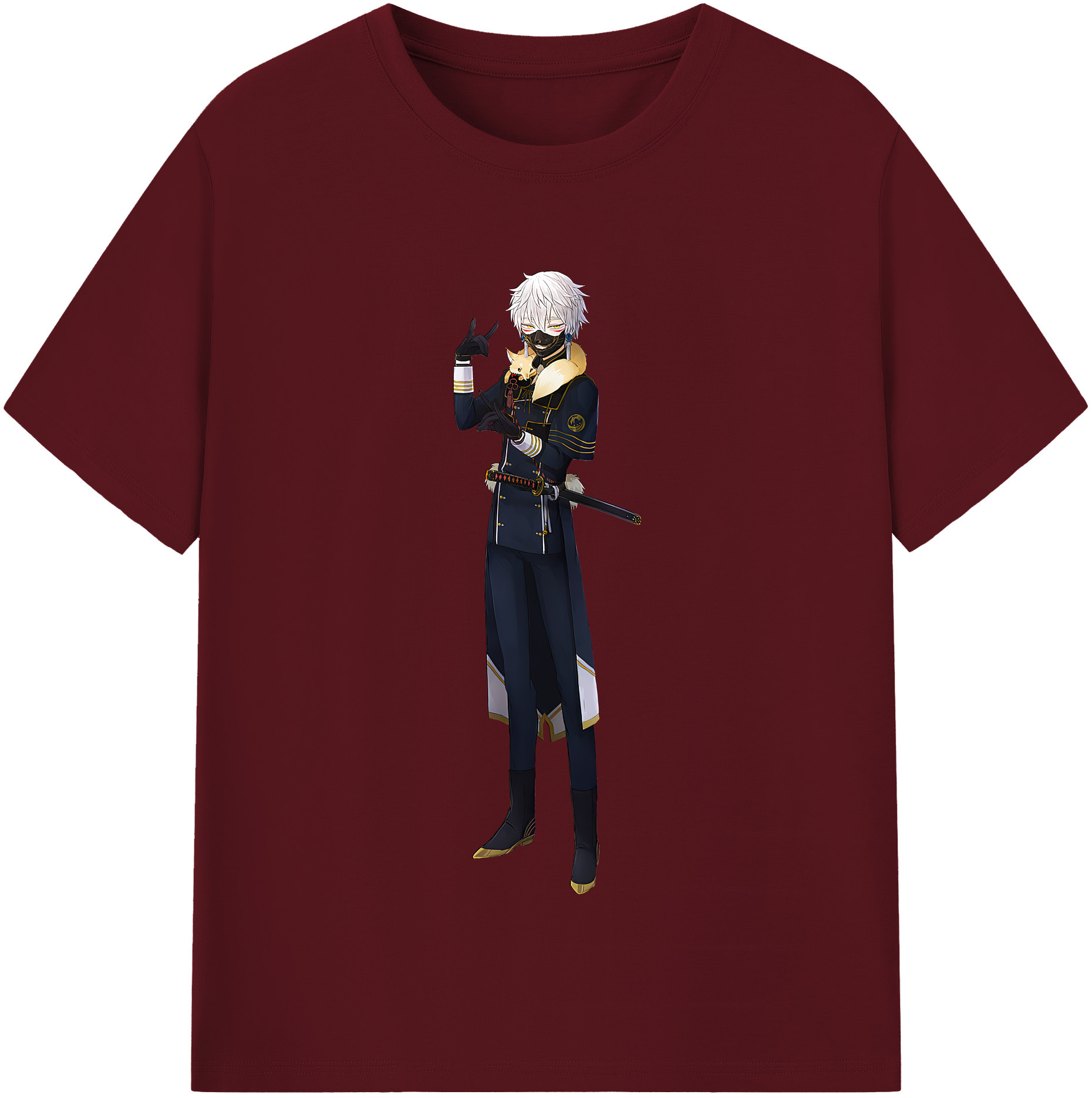 （画像用） 刀剣乱舞 Touken Ranbu 綿100％半袖Tシャツ（フロントプリント）